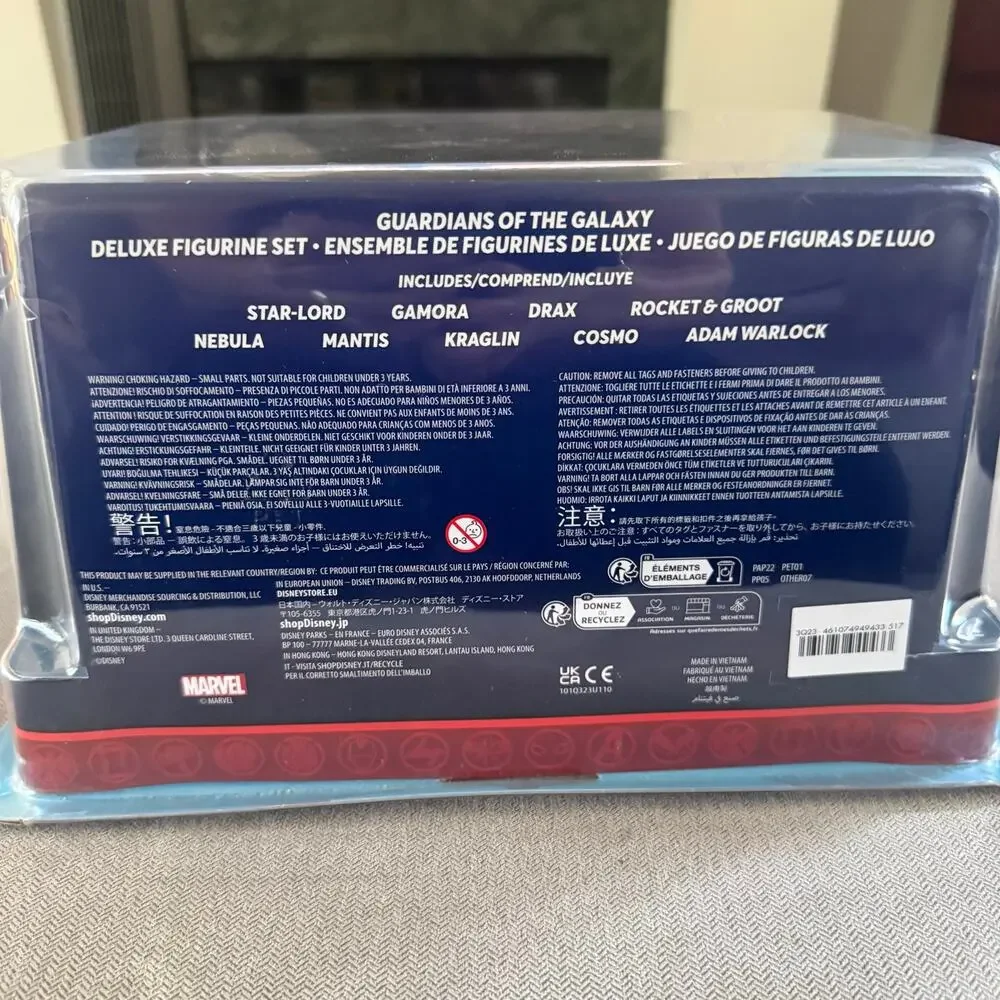 Marvel Guardians of the Galaxy Deluxe Figure Set Vol. 3 Disney Store New Sealed